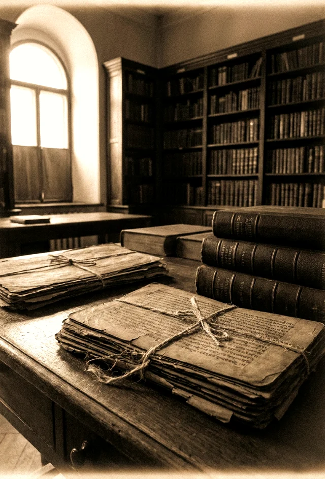 Two knowledges on one desk — the gate forced open