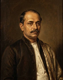 Bhagawan Chandra Bose &mdash; commissioned likeness in the house portrait register; no photograph of him is known to survive